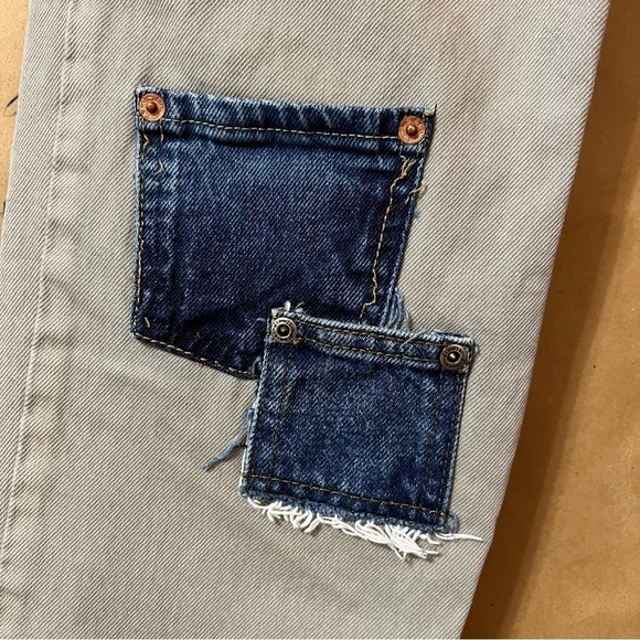 Levi's | Custom Harley Davidson Patch Vintage 550 Jeans Straight Leg Y2K Size 30 - Picture 8 of 16